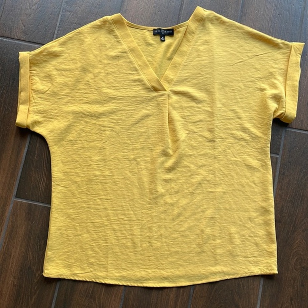 Fred David Yellow Blouse